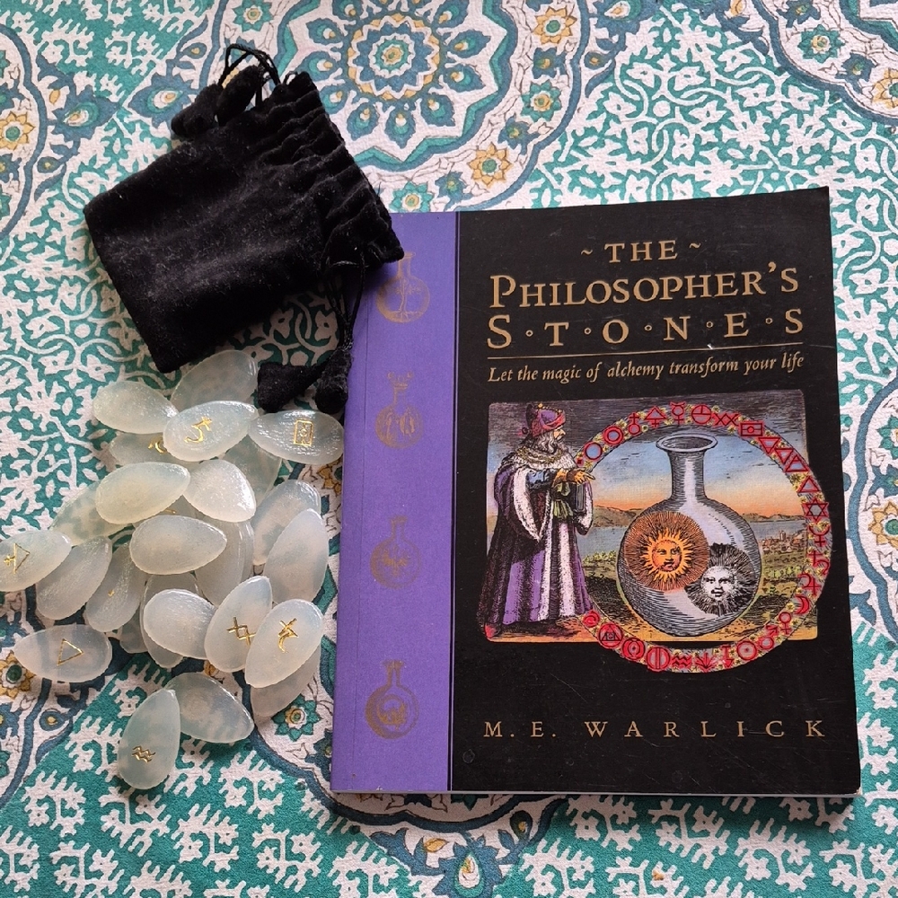 The Philosopher's Stones Book with Stones Set